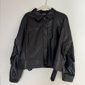 Kittenish Black Leather Jacket